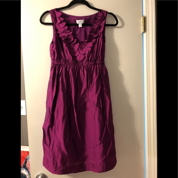 LOFT Dresses & Skirts - Ann Taylor LOFT Burgundy Sheen Dress LOFT Dresses & Skirts - Ann Taylor LOFT Burgundy Sheen Dress